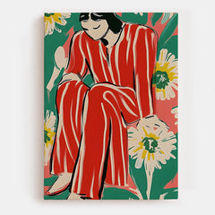 Calm In Bloom Canvas
