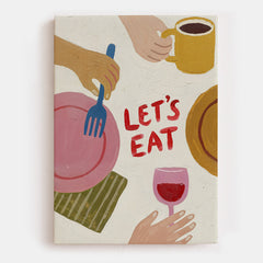 Lets Eat Canvas