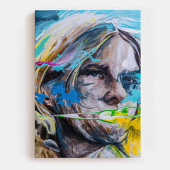 Un homme de Nirvana Canvas 