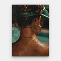 Fick min egen ryggduk — Canvas Vertical #01