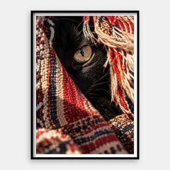 Olho, vejo você — Impressão artística vertical #01