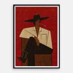 The Cowboy — Kunsttrykk vertikal #01
