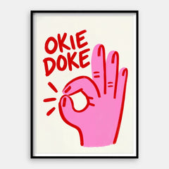 Okie Doke — Stampa artistica verticale #01