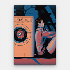 Toile de la journée de lessive — Toile verticale #01
